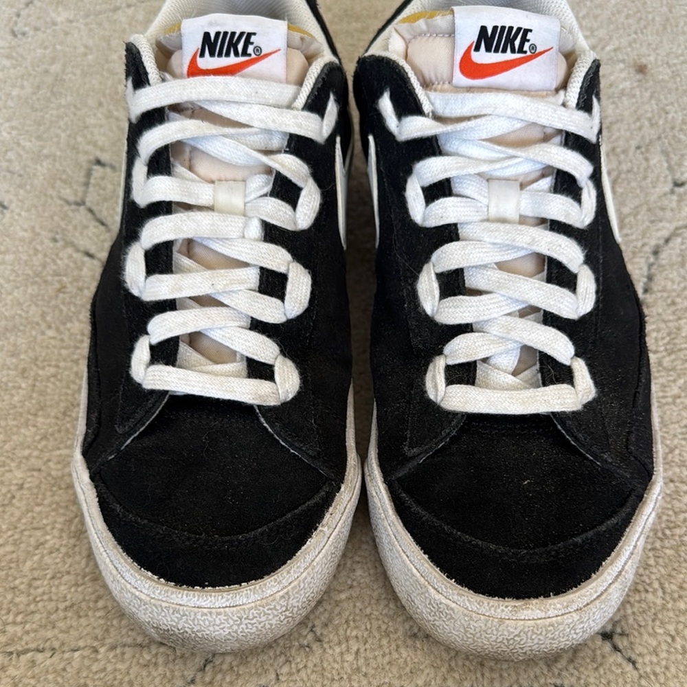 Nike Blazer Low '77 Suede 'Black White' Men Size 8 DA7254-001